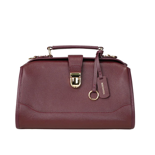 Timeless Grace Doctor Bag - Full Grain Pebble Leather