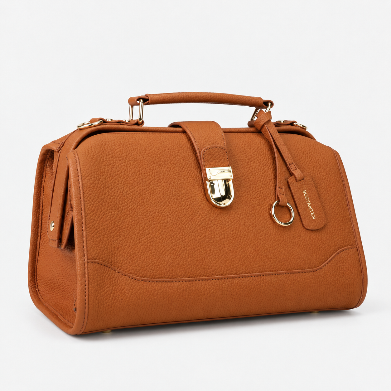 Timeless Grace Doctor Bag - Full Grain Pebble Leather