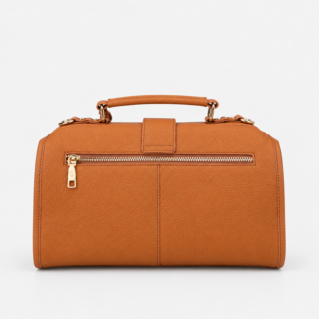 Timeless Grace Doctor Bag - Full Grain Pebble Leather