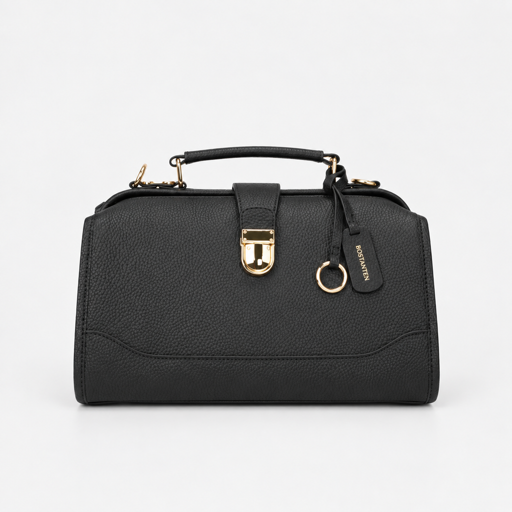 Timeless Grace Doctor Bag - Full Grain Pebble Leather