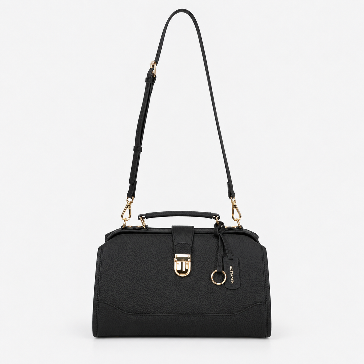 Timeless Grace Doctor Bag - Full Grain Pebble Leather