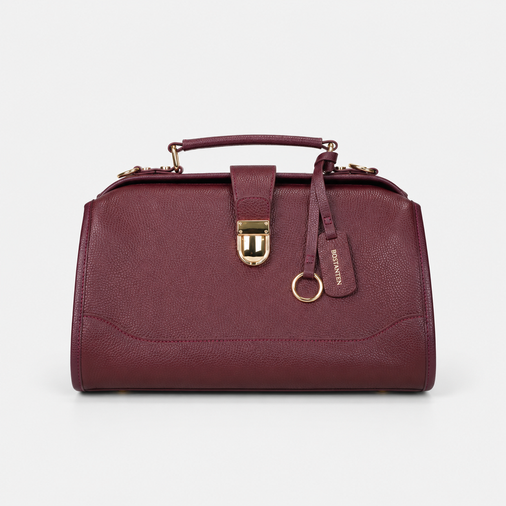 Timeless Grace Doctor Bag - Full Grain Pebble Leather