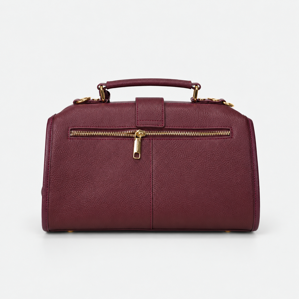 Timeless Grace Doctor Bag - Full Grain Pebble Leather
