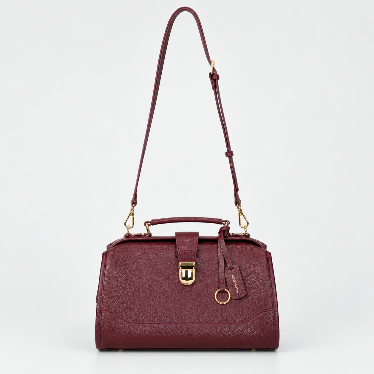 Timeless Grace Doctor Bag - Full Grain Pebble Leather