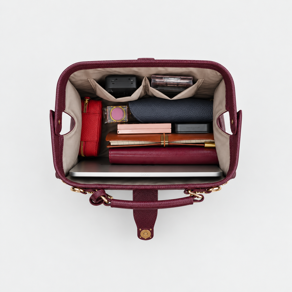 Timeless Grace Doctor Bag - Full Grain Pebble Leather