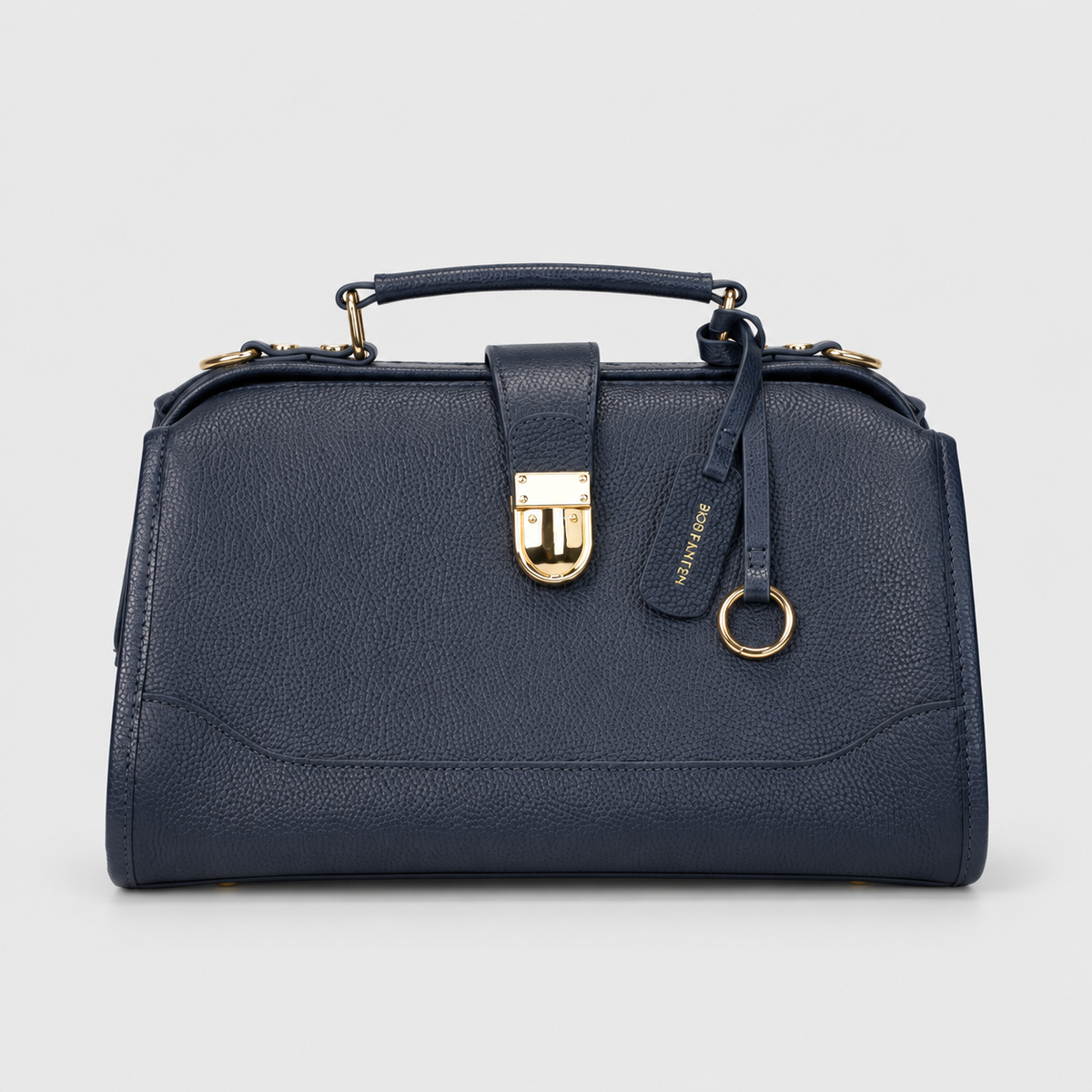 Timeless Grace Doctor Bag - Full Grain Pebble Leather