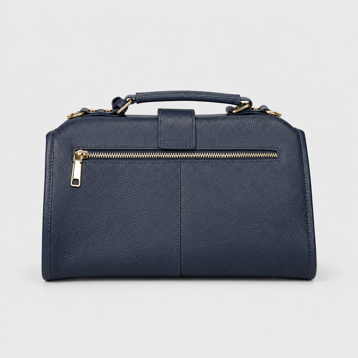 Timeless Grace Doctor Bag - Full Grain Pebble Leather