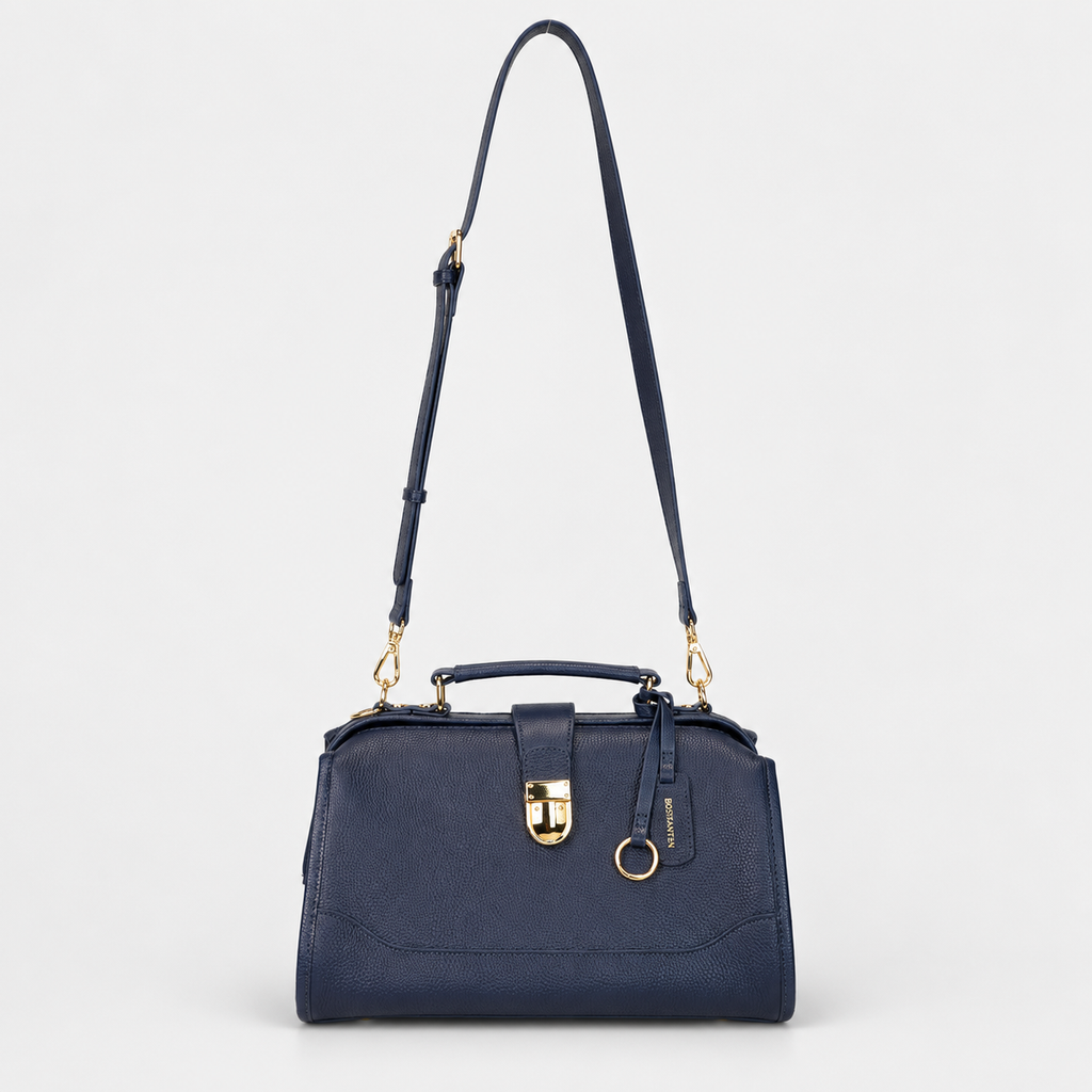 Timeless Grace Doctor Bag - Full Grain Pebble Leather