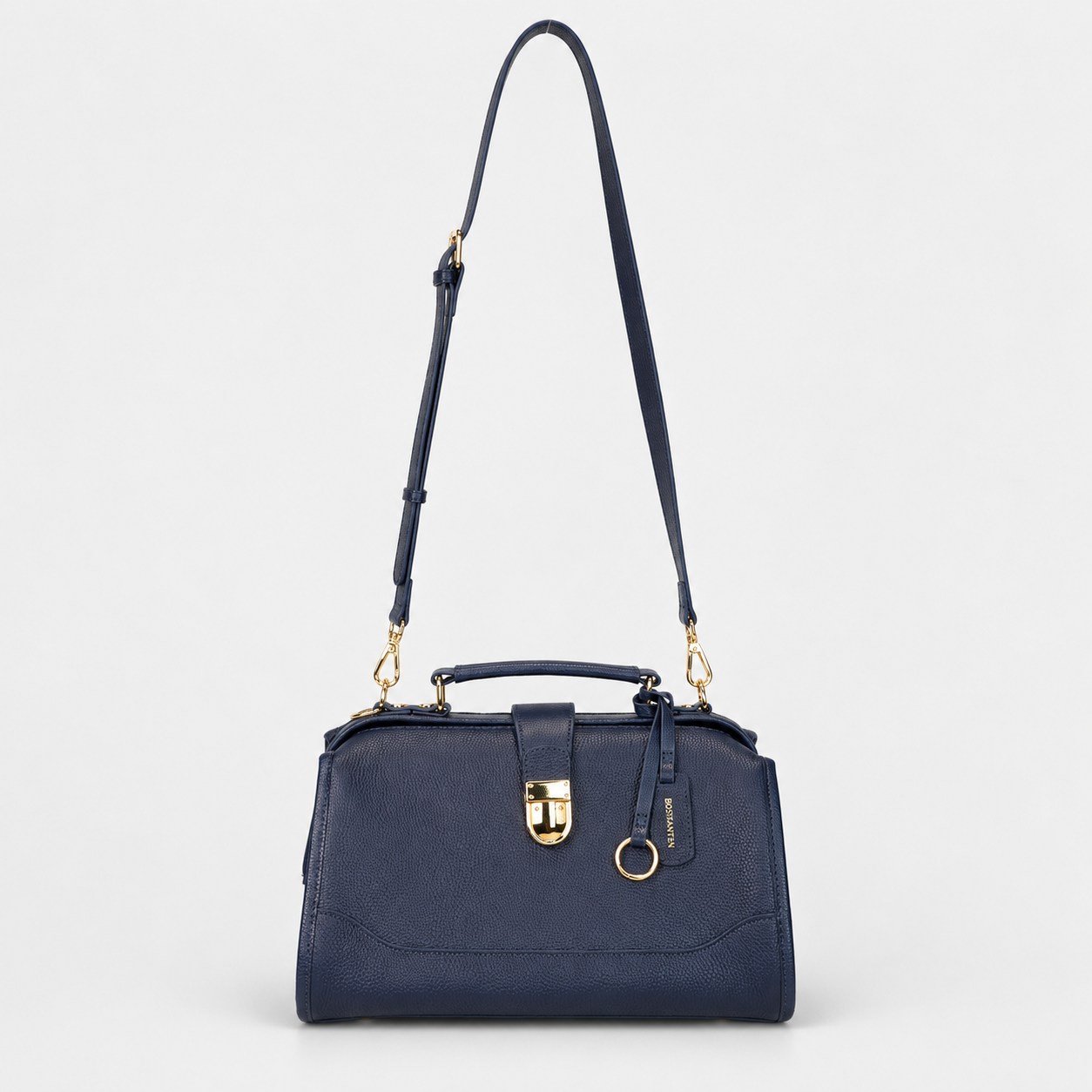 Timeless Grace Doctor Bag - Full Grain Pebble Leather