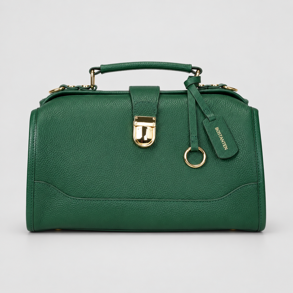 Timeless Grace Doctor Bag - Full Grain Pebble Leather
