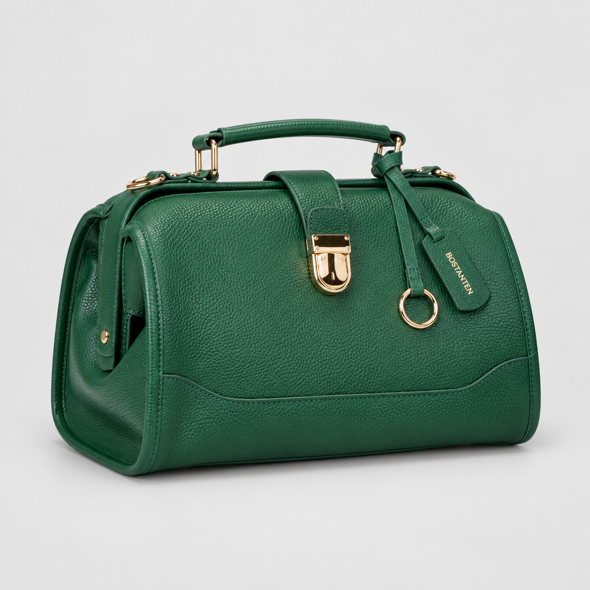 Timeless Grace Doctor Bag - Full Grain Pebble Leather