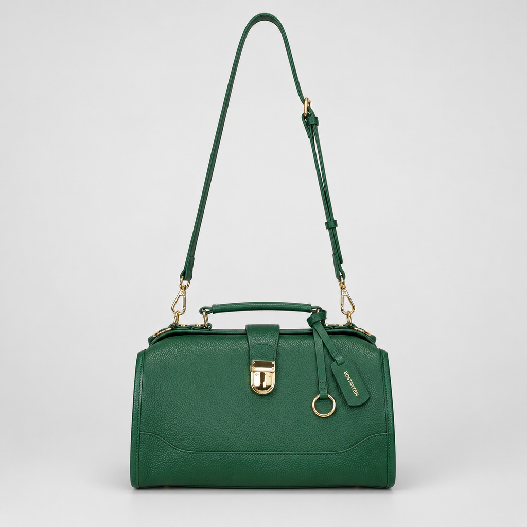 Timeless Grace Doctor Bag - Full Grain Pebble Leather