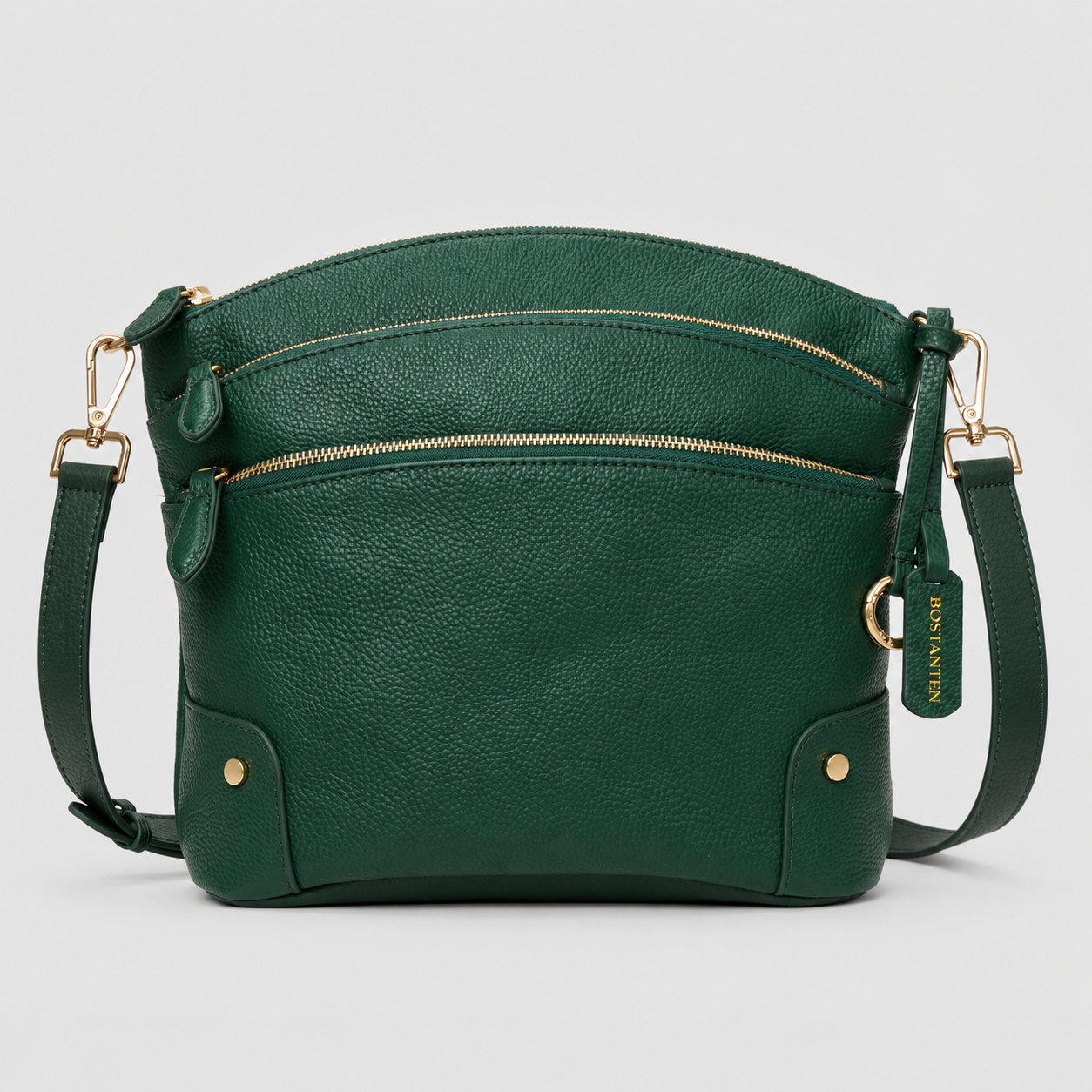 The Triple Pebbled Dome - Full Grain Leather
