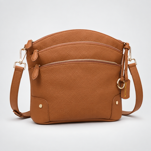 The Triple Pebbled Dome - Full Grain Leather
