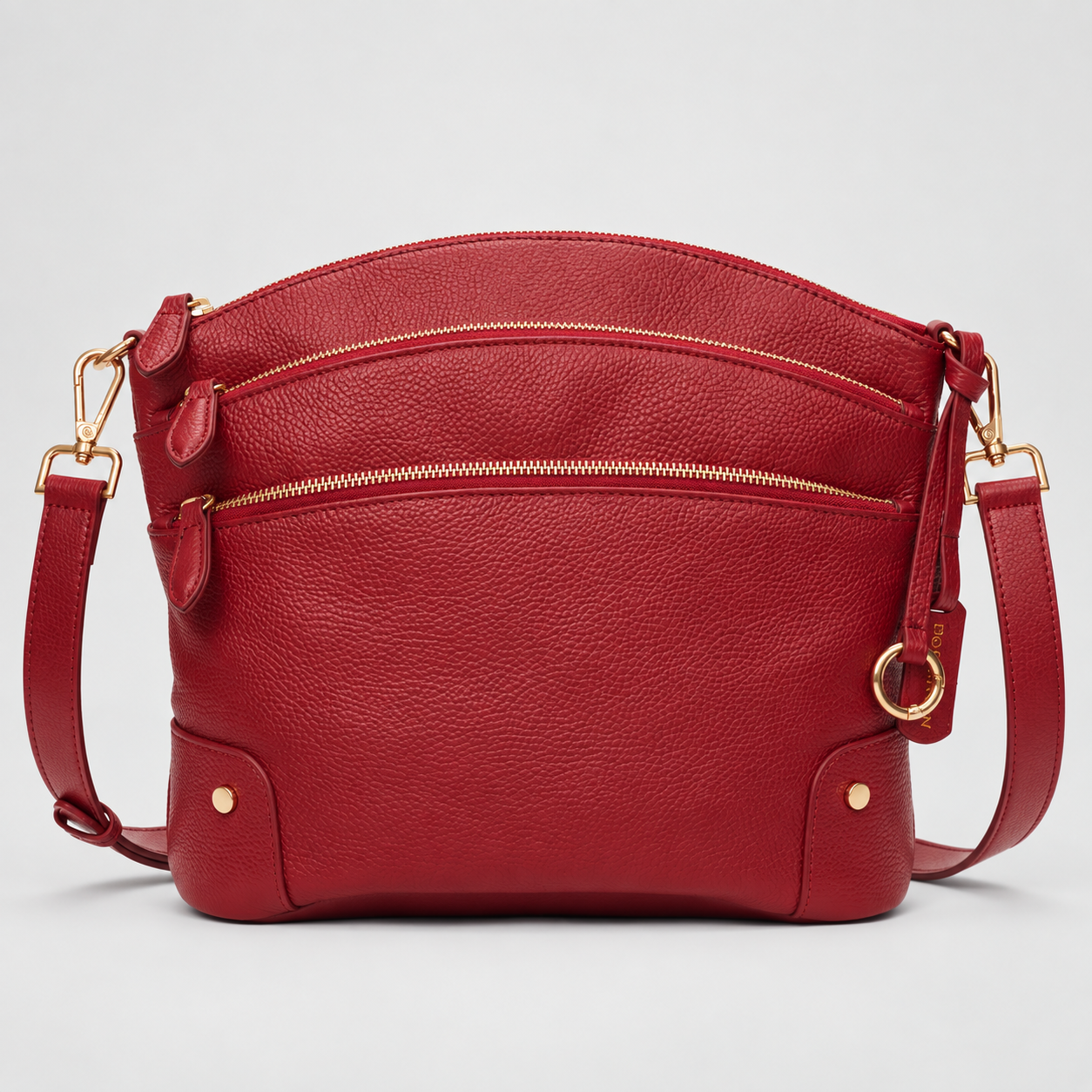 The Triple Pebbled Dome - Full Grain Leather