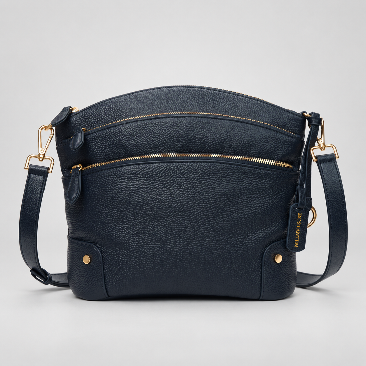 The Triple Pebbled Dome - Full Grain Leather